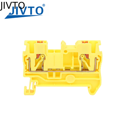 PT2.5 Push-in Terminal Block 2.5mm² Connector Spring Feed-Through Strip Plug PT-2.5 Wire Electrical Din Rail Contact